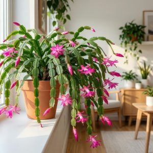 Christmas Cactus Bright Pink - Schlumbergera 17cm